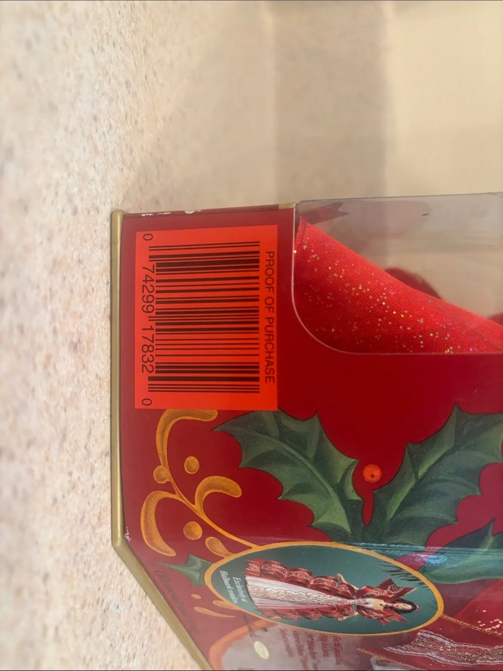 Barbie Holiday Collector Doll in Red, White & Gold Gown